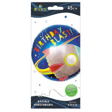 кулька фольгована Pelican Ракета Birtday Blast 45см.  835132