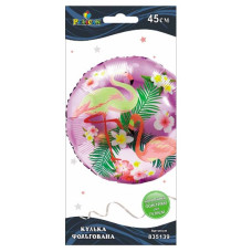 кулька фольгована Pelican Фламінго в тропіках 45см.  835139