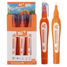 коректор - ручка YES Orange Line  8мл. з мет. нак.  340113  (12/576)
