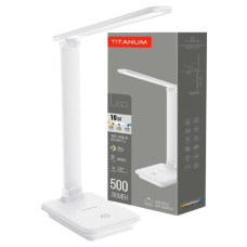 лампа настільна Titanum LED, 10W, 3000-6500К, 220V  TLTF-009W