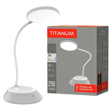лампа настільна Titanum LED, акум., 7W, 3000-6500К, USB  TLTF-022G