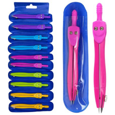 циркуль Peppy Pinto S01001B-C нв стрічці ПВХ, кольоровий   (10/50/600)