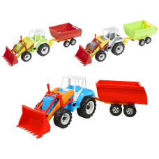 трактор-навантажувач з причепом  242  (12)