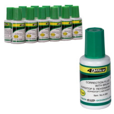 коректор з пензликом 4Office  16мл.  4-364  (12/576)
