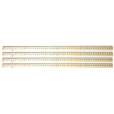 лінійка дерев`яна шовкографія  50см.  (50)