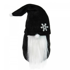 м`яка іграшка Гном новорічний великий чорний 22х12см. Strateg  60606  (30)