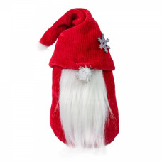 м`яка іграшка Гном новорічний великий червоний 22х12см. Strateg  60605  (30)