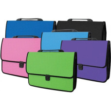 портфель Economix E31641 пластиков. А4 на 1 відділення, фактура "вишиванка"  (8)