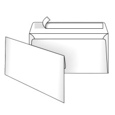 конверт Е65 (0+0) чистий євро   220х110мм  (1000)