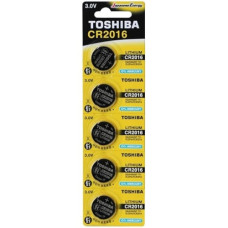 батарейка Toshiba таблетка CR-2016  1x5 на бліст. (5/100)