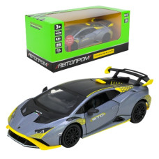 машинка мет. Автопром Lamborghini STO, 1:32, звук, св., відч. двері, в кор. 18х9х8см.  68716AG  (48)