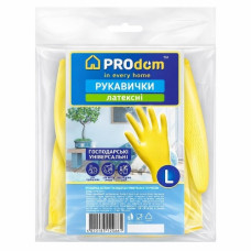 рукавиці латексні Prodom, розмір L  30020  (50)