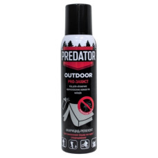 аерозоль від усіх літаючих кровососних комах та кліщів Predator Outdoor 150мл. (6/48)