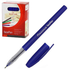 ручка Radius Face кульк. масл. синя  (50/500/2000)