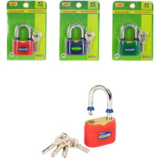 замок навісний 45мм. Gusami із захисним покриттям  BGU845/122406  (120)