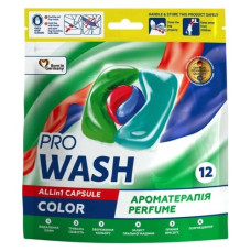 капсули для прання Pro Wash Color 12шт.