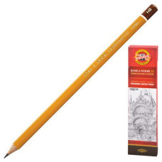 олівець чорнографітний K-I-N 1500.НВ без гумки  (12/72/144/4320)