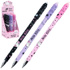 ручка Kite Hello Kitty "пиши-стирай" гелева синя 0,5мм.  HK26-350-2  (12/144/864)