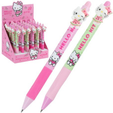 ручка Kite Hello Kitty кульк. автоматична синя 0,5мм. з фігуркою  HK26-393  (36/1296)