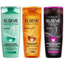шампунь L’Oréal Paris Elseve 400мл. (в ас-ті)