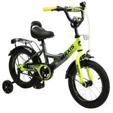 велосипед Corso Maxis 14", ручне гальмо, дзвоник, сидіння з ручкою, дод. колеса  МХ-64003  (1)