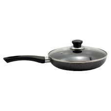 сковорідка Zauberg d-20см. Non-Stick, скляна кришка, мармурова  PN-20H