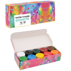 гуаш Школярик Genius Преміум 10кол./20мл.  301115004  (10)