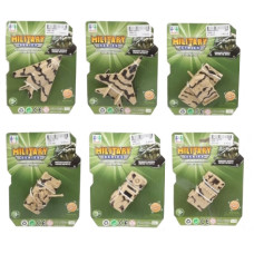 військова техніка на планш. 17х12,5х4см.  1828-71B/C/E/F/G/H  (144/288)