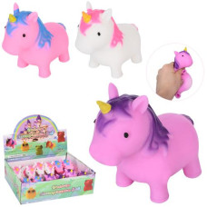 іграшка-антистрес Єдиноріг 10см., тягнеться, в кул., 12шт. в диспл. 27х8,5х21см.  105-14  (144)