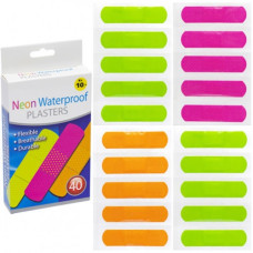 лейкопластир "Neon Waterproof" 7,2х1,9мм., ціна за упаковку 40шт.  58290/106292  (200)
