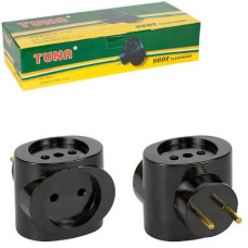 трійник чорний Tuna 5,5х6см.  913A TN/88309  (10/200)