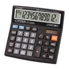 калькулятор Citizen CT-555N настільний 12,7х13,1х3см.  (20)