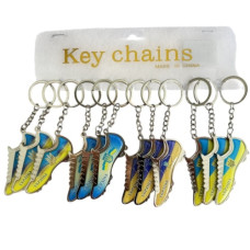 брелок металевий кеди Україна  4701-9  (12)