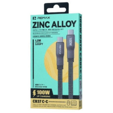 кабель Remax Pisces Series  Zinc Alloy Braided Data Cable 1,2м. 100W Type-C to Type-C  CB37(C-C)