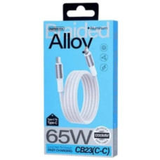 кабель Remax WindSpeed Series Fast charging aluminum 1,2м. 65W Type-C to Type-C  CB25/CB23(C-C)