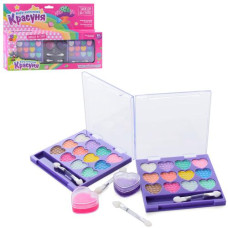 косметика тіні, блиск, пензлики, в кор. 32,5х23,5х3,5см.  335-04D  (36)