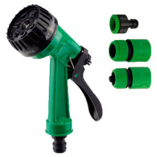набір для поливу Сигма пістолет-розпилювач 7-ми реж., 2 конектора + адаптер на шланг 3/4  5012545
