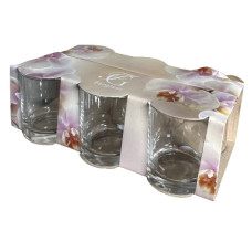 набір склянок "Chile" низьких прозорих 6шт./245мл.  53008-SC6B8  (12)