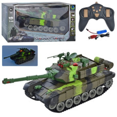 танк р/к 34см. акум. 2,4G, USB-зар. в кор. 40х20,5х16см.  JF522  (6)