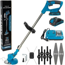 тример акумуляторний (косарка) 21V для трави, комплект з ножами та котушкою  ASR776/124466  (8)