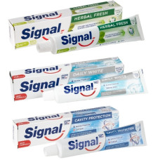 зубна паста Signal 75мл.  (в ас-ті)