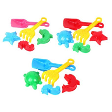 лопатка + грабельки + 3 пасочки  2254 Техн  (40)