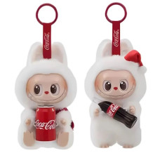 іграшка-брелок Labubu 15см. з Coca Cola білий  712527  (6/240)