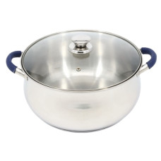 каструля Styleberg d-24см., скляна кришка  0745  (10)