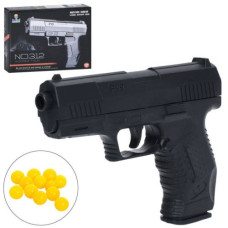 пістолет 15см., пластикові кулі, в кор. 15.5х12.5х3см.  312  (72)