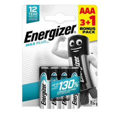 батарейка Energizer Max Plus LR 03  1х4 бліст.  (4/48)