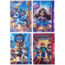 тека для праці Syper LUX Polly карт. лам. ШИРОКА ГУМКА (широка тека) А4  (4)