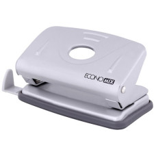 діркопробивач Economix E40131 до 20арк., мет. корпус, з лінійкою  (12)