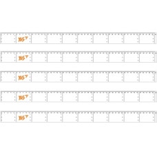 лінійка YES 50см. прозора  370461   (24/288)