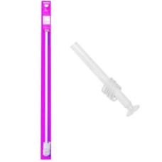 карниз для ванної кімнати Prima Nova 115-220см. з кільцями  5801